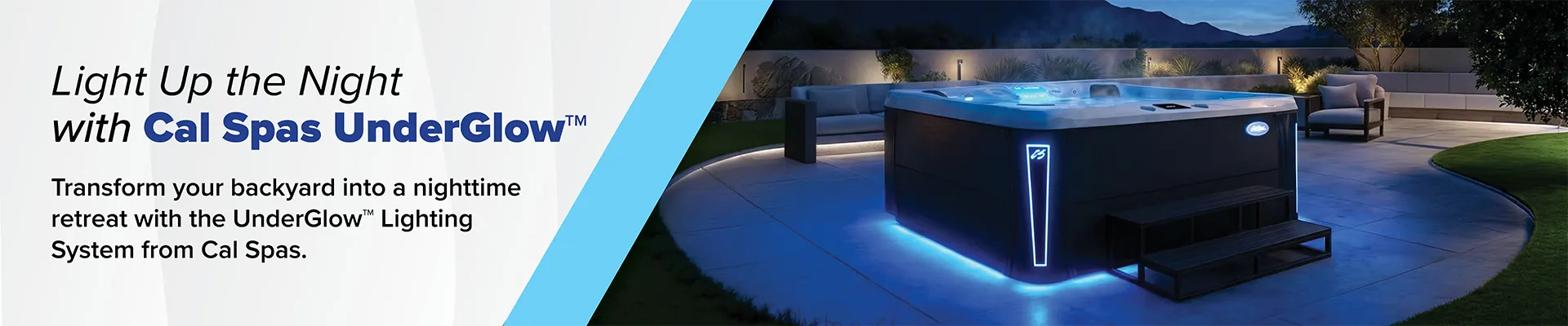 Calspas hot tub being used in a family setting - Lake George